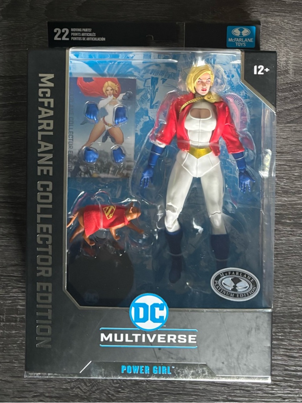 McFarlane Collector Edition Power Girl Platinum action figure